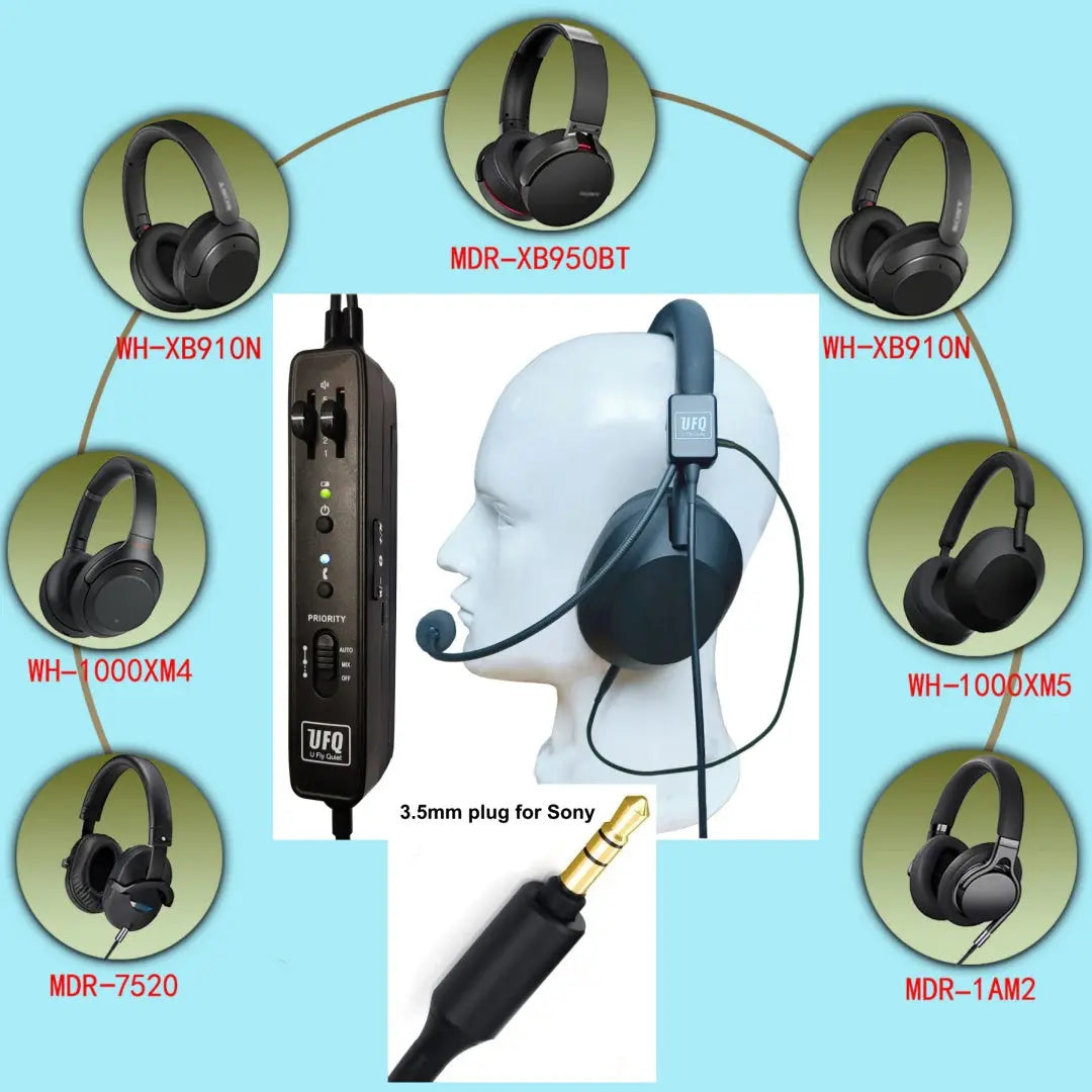 aviation headset microphone bluetooth BT AV Mike-2 vs nflightmic